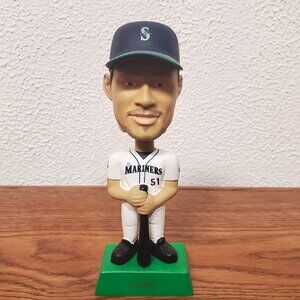 Vintage Plastic Upper Deck Bobblehead Ichiro Suzuki Seattle Mariners 7" Tall